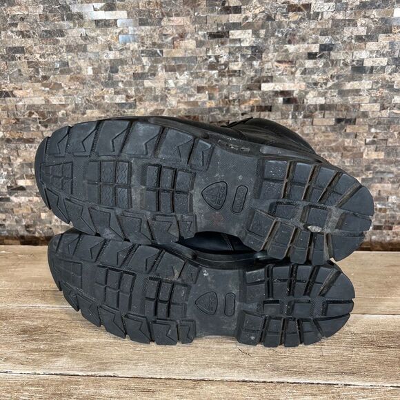 Nike Air Max Goadome ACG  Sneaker Triple Black Leather Boots (865031-009) Sz 10 - Picture 6 of 8
